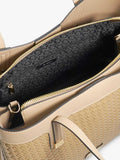 Dune London Deave twin handle tote bag taupe - British product