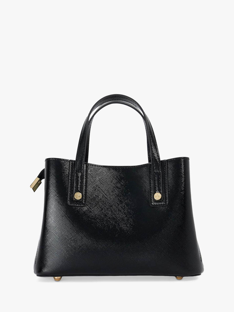 Dune London Dominantly Mini Tote Bag in black, British brand