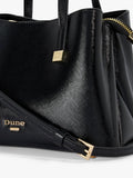 Dune London Dominantly Mini Tote Bag in black, British brand