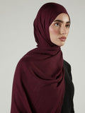 Aab modal hijab plain rectangular 110x200cm - British product
