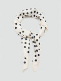 Mango lightweight polka dot square scarf 70x70cm - British product