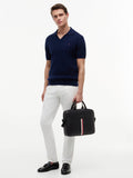 Tommy Hilfiger black crossbody laptop bag 38cm, UK version