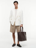 Tommy Hilfiger brown leather tote bag 60x58x15cm, imported from the UK