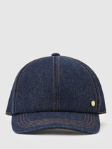 John Lewis Reiss Daisy Baseball Cap, Blue- Buy online at McGrocer