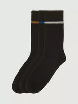 John Lewis Ben Sherman Mod Stripe Socks Pack of 3 Black- Buy online at McGrocer