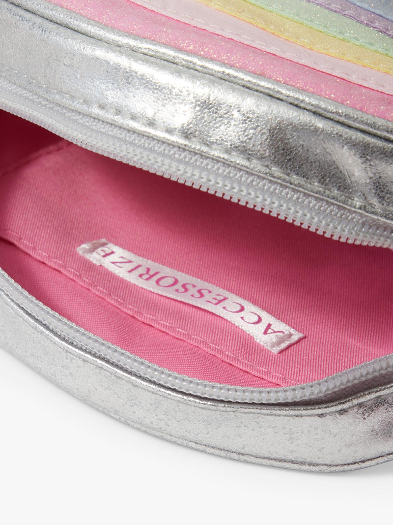 Angels by Accessorize kids rainbow crossbody bag multi (British brand)