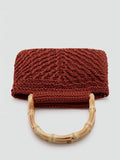 Mango structured grab bag black, imported from the UK