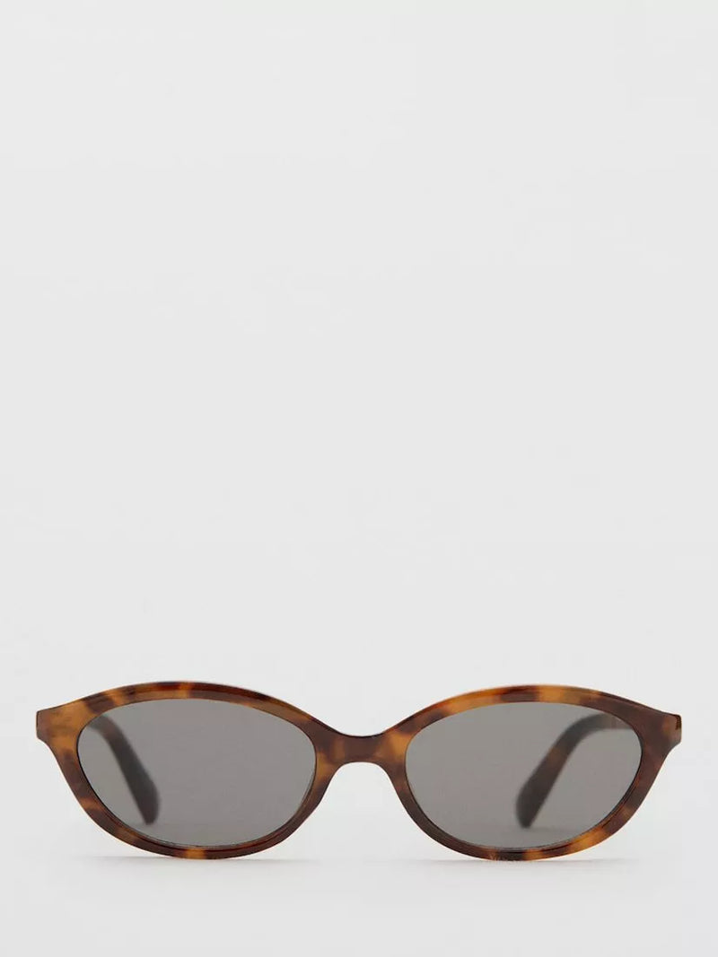 Mango oval sunglasses chocolate polycarbonate lenses (British brand)