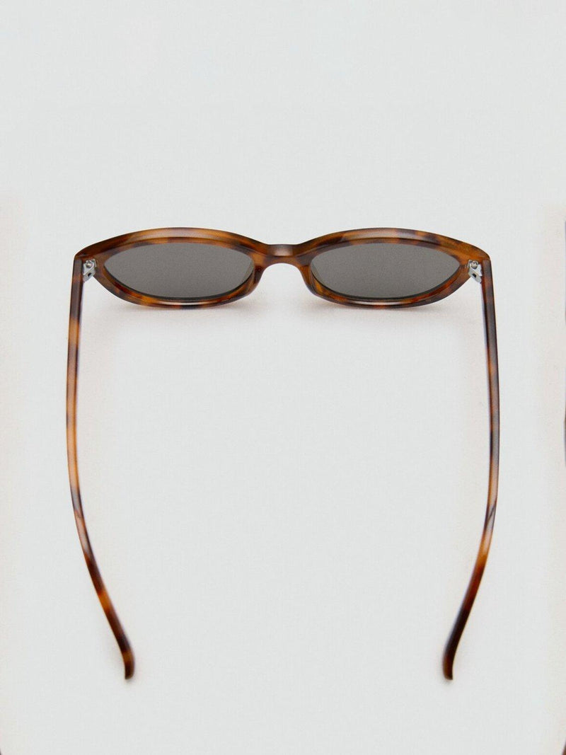 Mango oval sunglasses chocolate polycarbonate lenses (British brand)