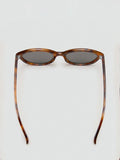 Mango oval sunglasses chocolate polycarbonate lenses (British brand)