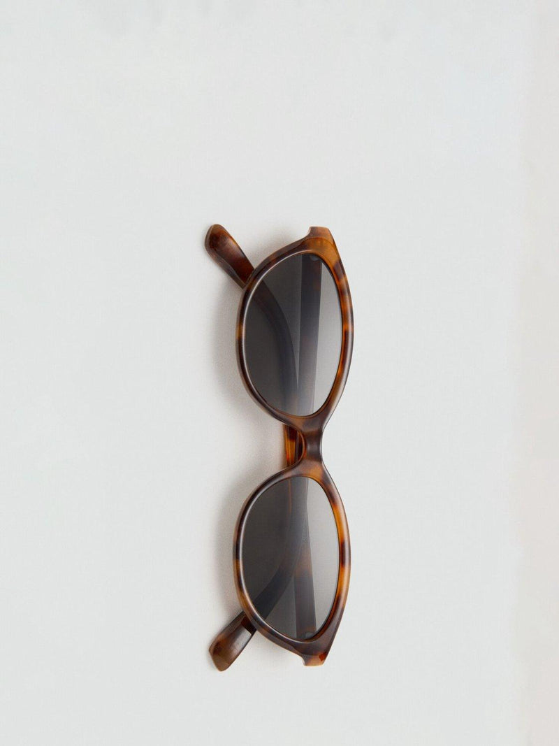 Mango oval sunglasses chocolate polycarbonate lenses (British brand)