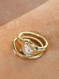 Daisy London Estée Sapphire stacking ring set, imported from the UK
