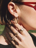 Daisy London Estée Sapphire stacking ring set, imported from the UK