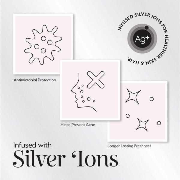 Silver Cloud satin pillowcase pink twinpack standard size (British brand)
