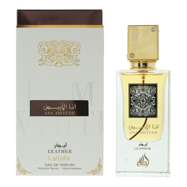 Lattafa Ana Abiyedh Leather Eau de Parfum 60ml, imported from the UK