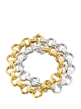 John Lewis Dinny Hall Chunky Wrap Bracelet Silver Gold- Buy online at McGrocer