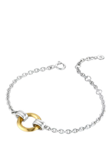 John Lewis Dinny Hall Chariot Bracelet Silver Gold Mixed Metal Bangle- Buy online at McGrocer