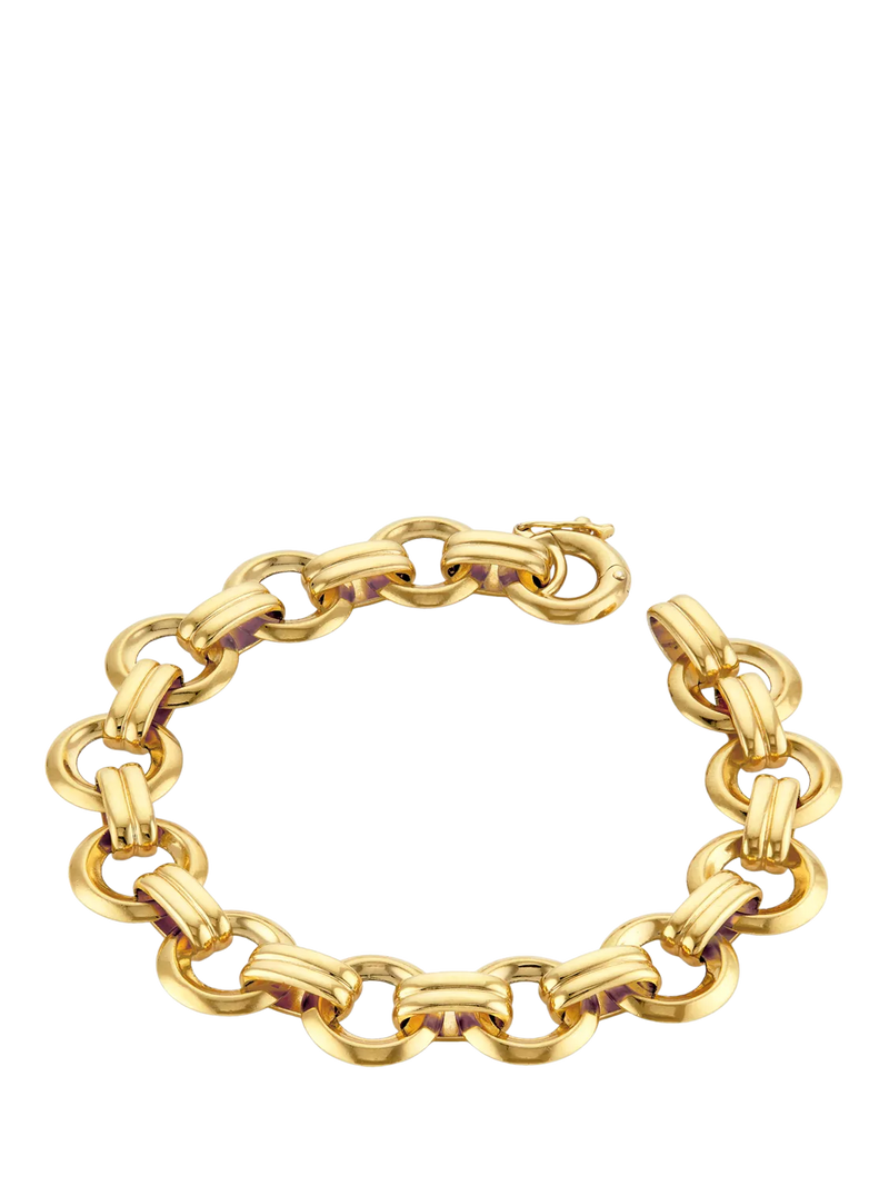 Dinny Hall chunky link bracelet gold (British brand)