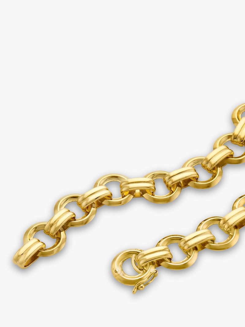 Dinny Hall chunky link bracelet gold (British brand)