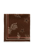 Saint Tropez Rosashells square printed scarf 70x70cm, imported from the UK