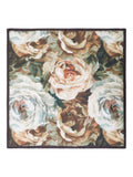 Yumi autumnal floral square scarf 67cm - British product