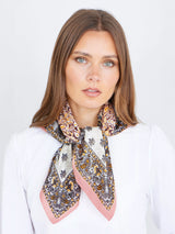 John Lewis Yumi Paisley Placement Square Scarf Multi 67cm x 67cm- Buy online at McGrocer