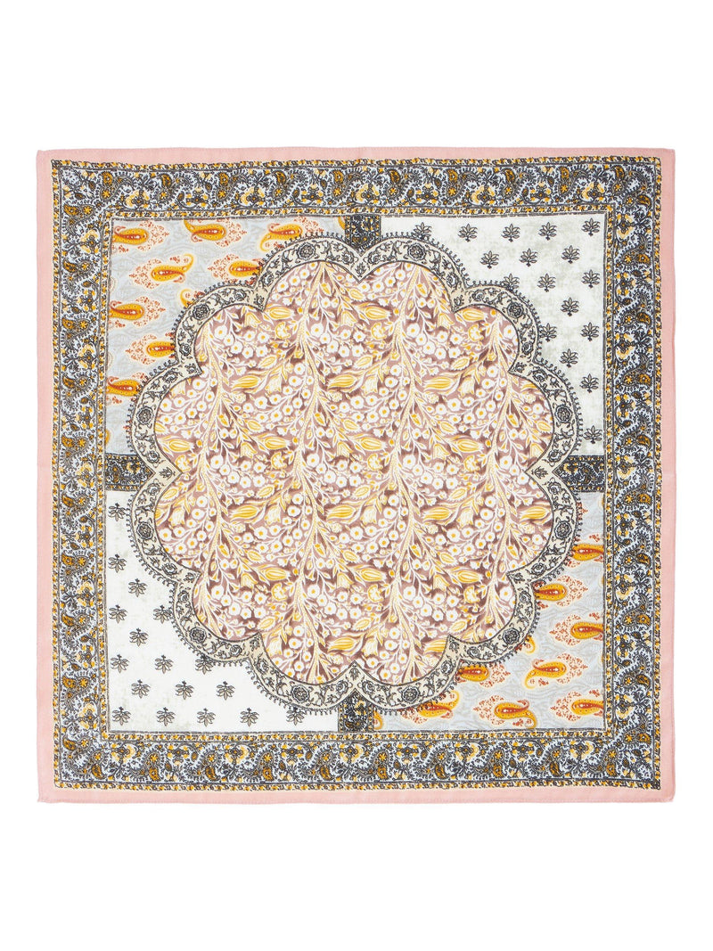Yumi paisley placement square scarf 67cm (British brand)