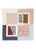 Yumi square scarf stripe pattern multi 67cm, UK version