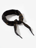 Mint Velvet embellished linen neck scarf black - British product