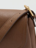 Mango camel saddle shoulder bag with adjustable strap, UK version