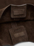 Mango chocolate suede hobo bag, imported from the UK