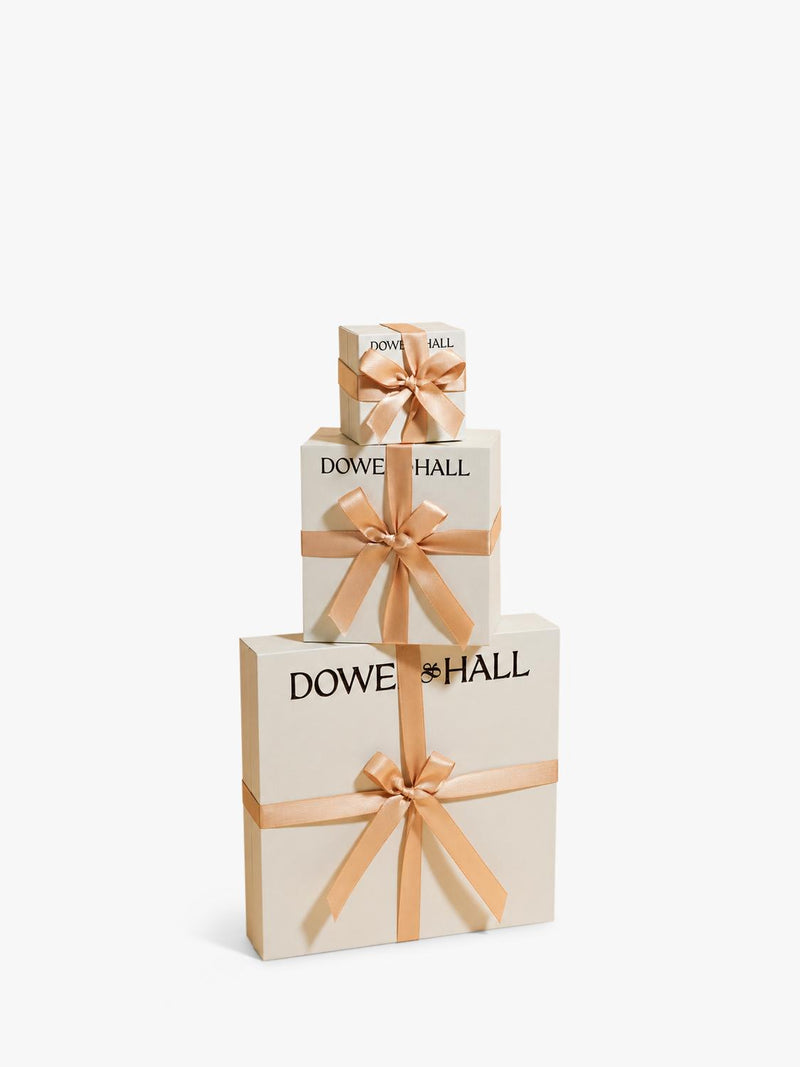 Dower & Hall white topaz chain bracelet gold plated (British brand)