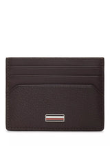 John Lewis Tommy Hilfiger Leather Card Holder Brown- Buy online at McGrocer