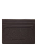 Tommy Hilfiger brown leather card holder 10.3cm - British product