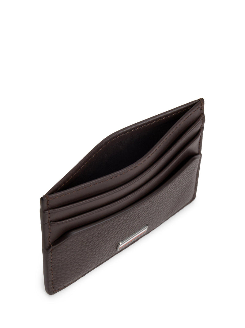 Tommy Hilfiger brown leather card holder 10.3cm - British product