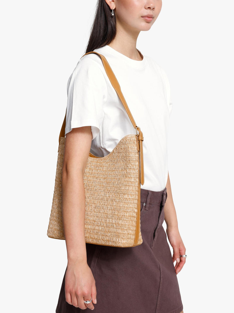 ICHI shoulder bag Birch, UK version