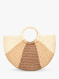 ICHI Iapial Crescent Tote Bag Birch (British brand)