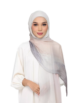 John Lewis Bokitta Loose Freestyle Watercolour Hijab Set- Buy online at McGrocer