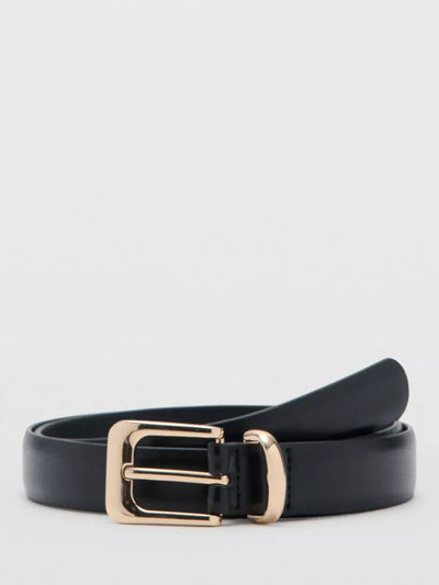 John Lewis Mango Polished Buckle Regular Width Belt- Buy online at McGrocer