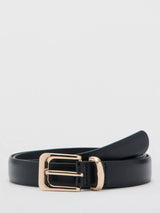 John Lewis Mango Polished Buckle Regular Width Belt- Buy online at McGrocer