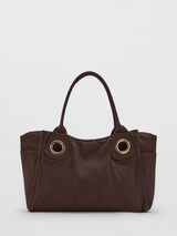 John Lewis Mango Cotton Tote Bag, Chocolate- Buy online at McGrocer