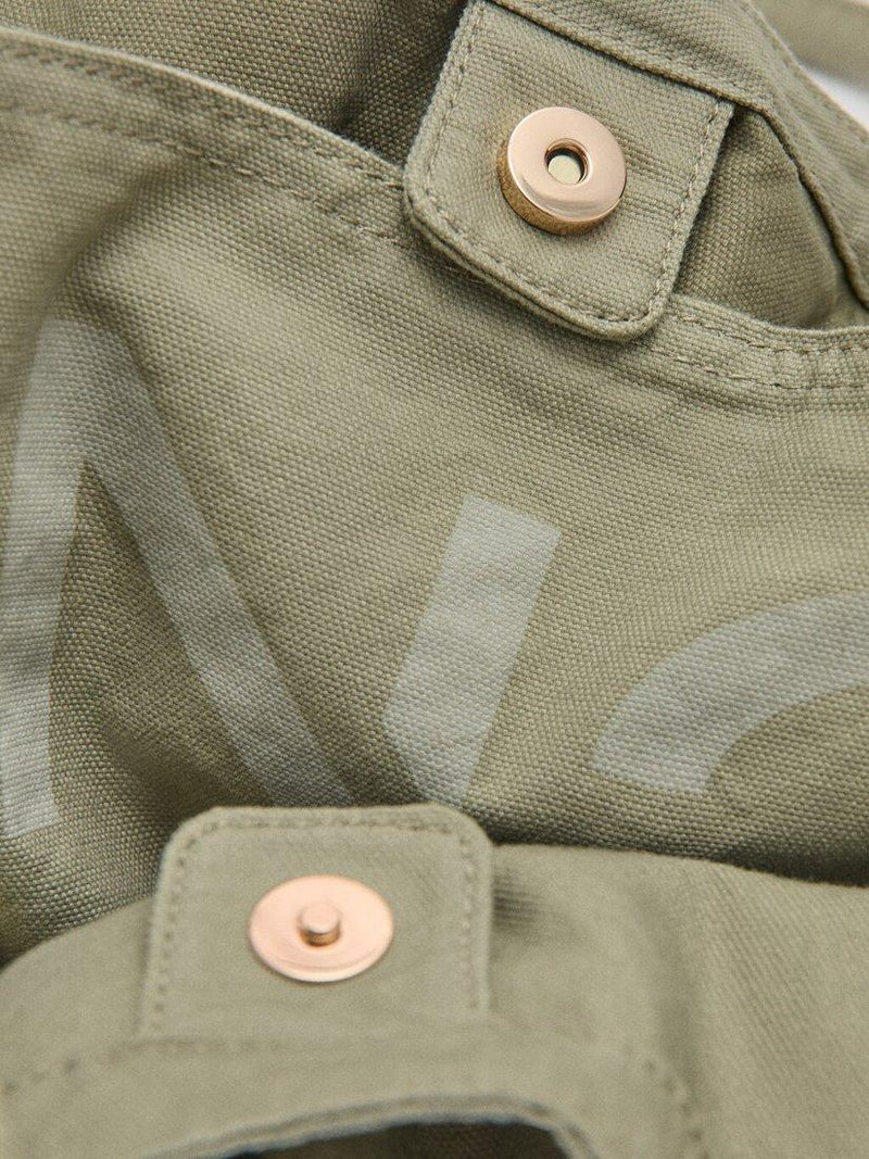 Mango everyday tote bag green, UK version