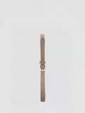 Mango taupe suede belt regular width - British product
