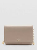 Mango chain-strap mini crossbody bag cream UK version