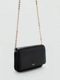 Mango mini crossbody bag with chain strap black - British product