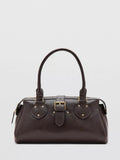 Mango satchel bag in chocolate, imported from the UK