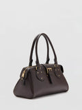 Mango satchel bag in chocolate, imported from the UK