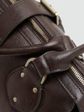 Mango satchel bag in chocolate, imported from the UK
