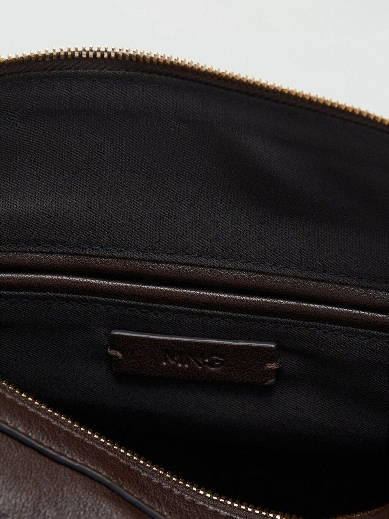 Mango satchel bag in chocolate, imported from the UK