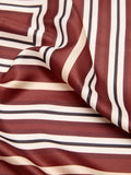 Mango geometric square scarf terracotta 70x70cm, imported from the UK